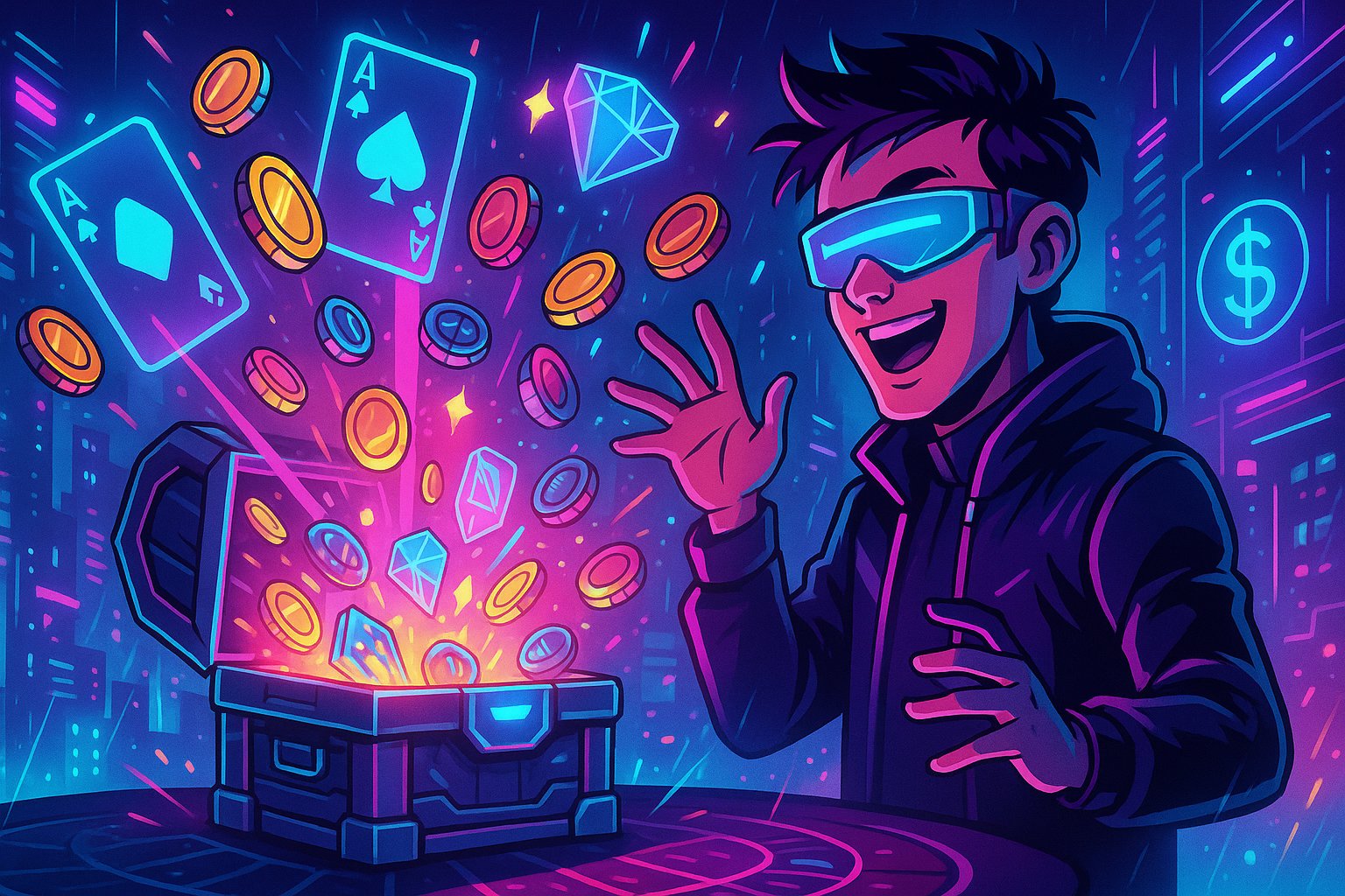 Live dealer table with professional croupier